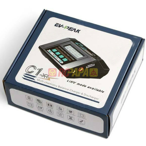 EV-Peak C1-XR 100W 10A AC/DC 1-6S Battery Balance Charger – RC Papa