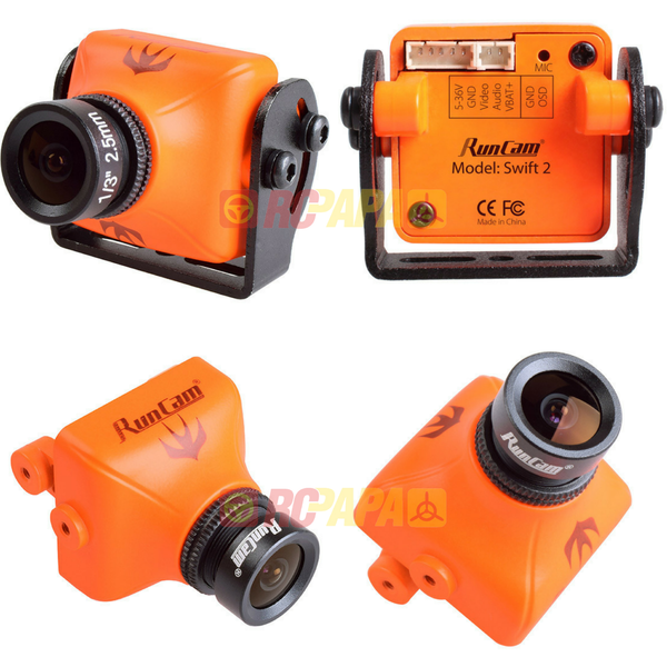RunCam Swift 2 mini FPV Camera Orange IR Blocked RC Papa