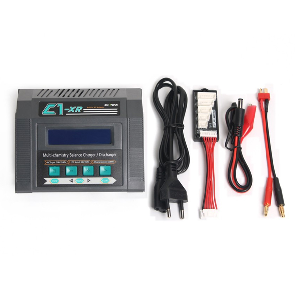 EV-Peak C1-XR 100W 10A AC/DC 1-6S Battery Balance Charger – RC Papa