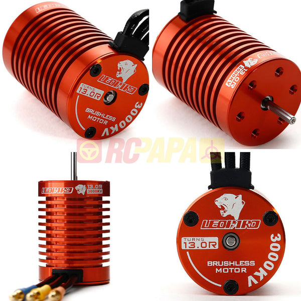 Combo Moteur Brushless Leopard 58113 1050Kv + ESC BL5 200A 8S + Carte LED - Pour Modèles 1:5, 1:6, 1:8
