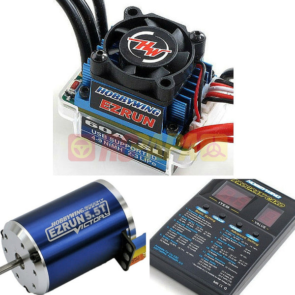 Hobbywing EZRUN 60A 3650 Sensorless Brushless Combo for 1/10 1/12