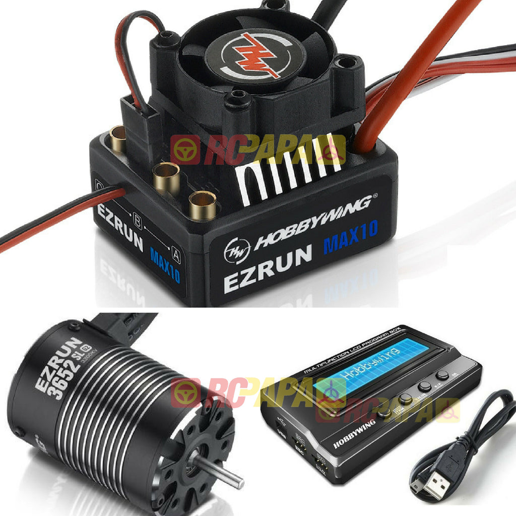 Hobbywing EZRUN Max10 ESC 3652SL G2 Motor Combo - RC Papa