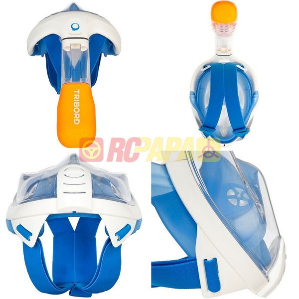 Tribord Easybreath Snorkeling Full Face Mask for Surface Scuba Diving ...
