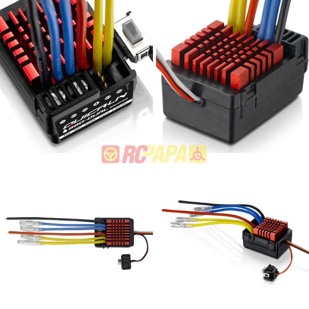 Hobbywing Quicrun Waterproof WP 880 Dual Brushed 2-4S ESC - RC Papa