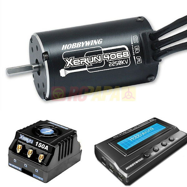 Hobbywing XERUN Brushless Sensored Combo 4068SD 2250kv 150A – RC Papa