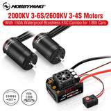 Hobbywing Quicrun WP 8BL150 150A G2 ESC + 4274SL/4268SL Motor Combo for 1/8 RC