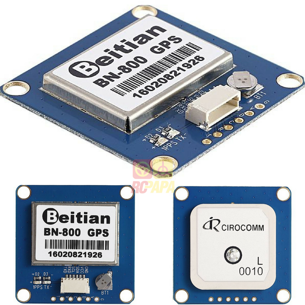 BeiTian BN-800 Glonass GPS Module Dual Module Compass with M8 for Pixhawk - RC Papa