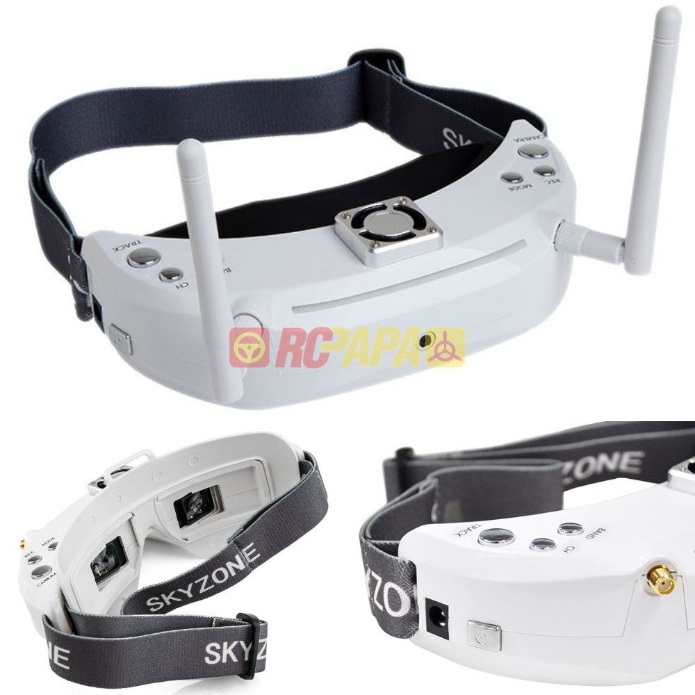 skyzone goggles Skyzone SKY03 3D 5.8G 48CH FPV Goggle (White) – RC Papa