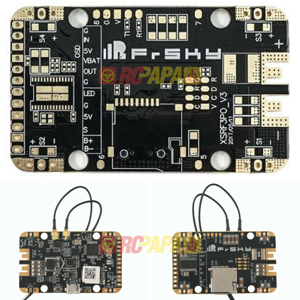 FrSky XSRF3PO PDB OSD Flight Controller Integrate with FrSky XSR Receiver - RC Papa