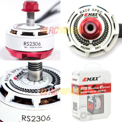 Emax RS2306 2750KV/2400KV Brushless Motor for FPV Racing (White Edition) - RC Papa