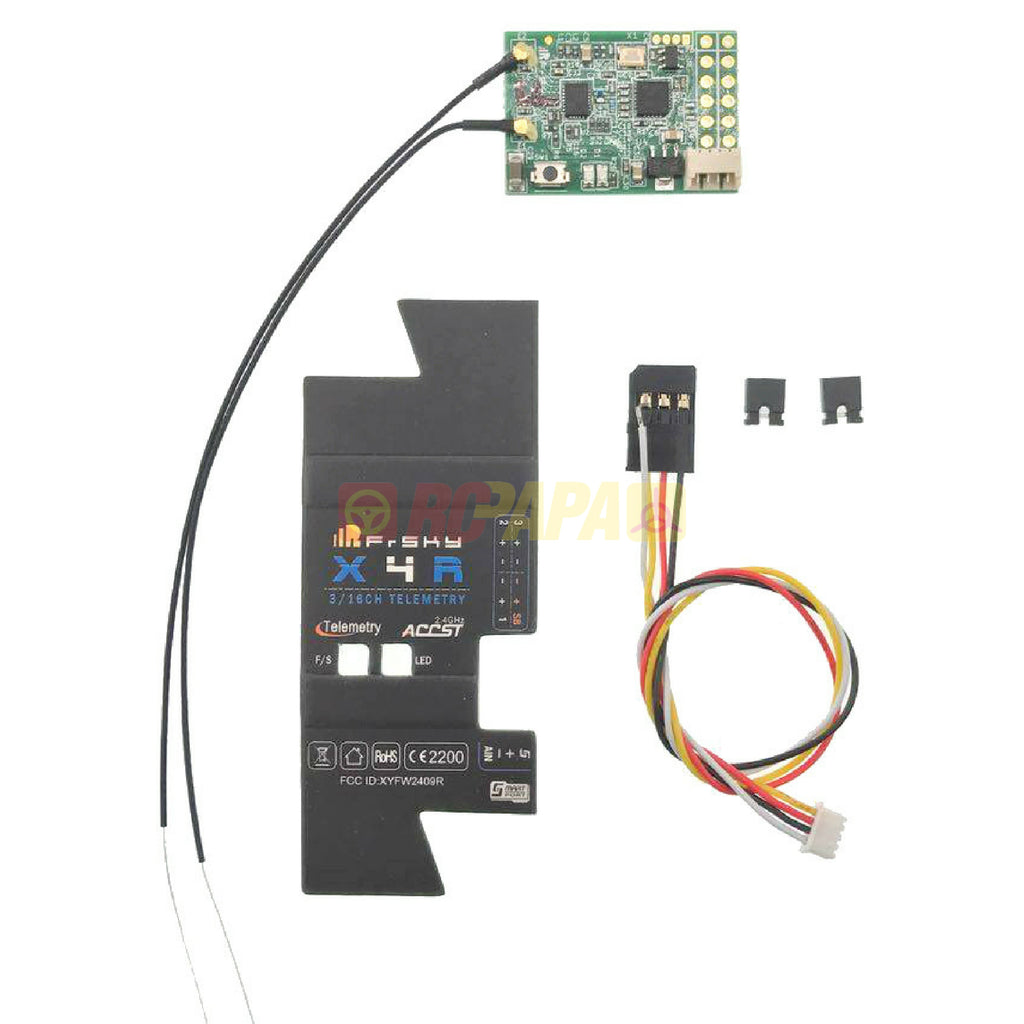 FrSky X4RSB 3/16ch 2.4Ghz ACCST SBUS Telemetry Receiver RX (Bareboard) - RC Papa