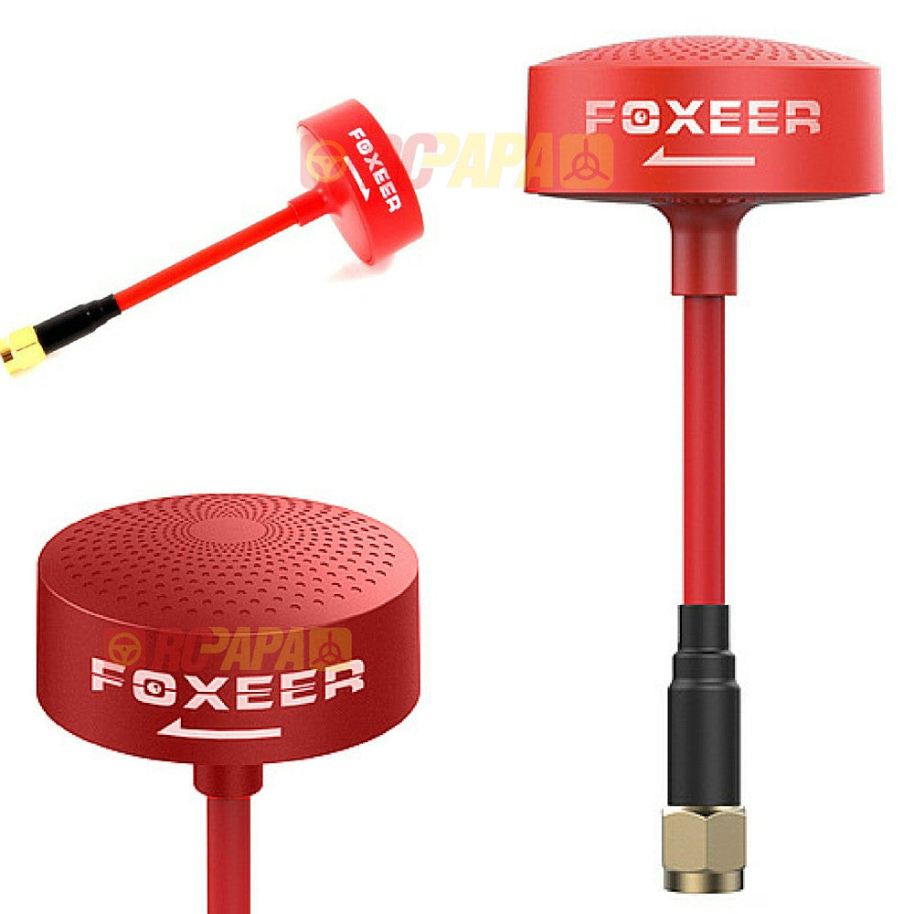 Foxeer 5.8GHz Circular Polarized Omni Antenna LHCP/RHCP (Red) - RC Papa