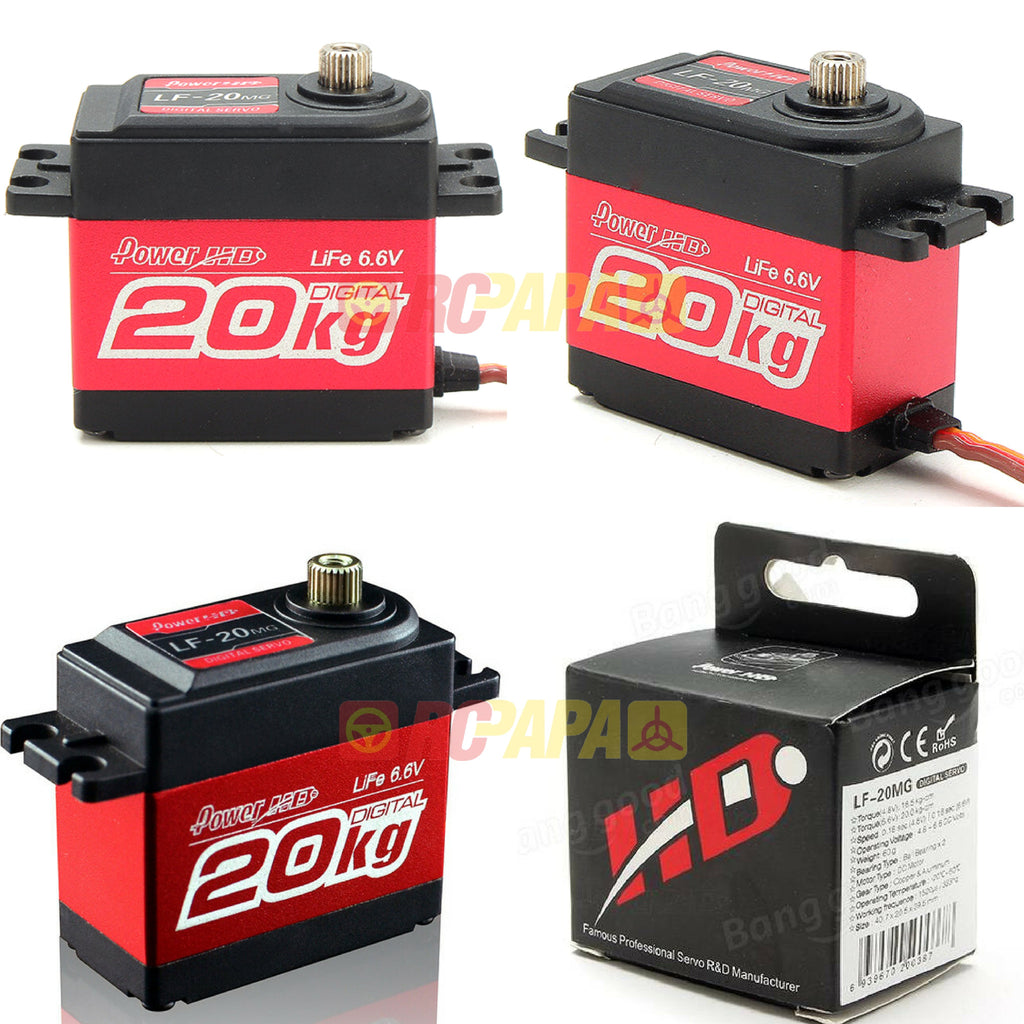 Power HD 20KG Torque Digital Servo (LF-20MG) - RC Papa