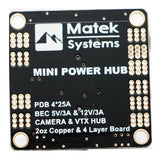 Matek Mini Power Hub w/ 5V/12V BEC Power Distribution Board PDB for FPV - RC Papa