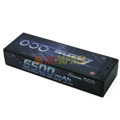 Gens Ace 6500mAh 7.4V 50C 2S1P Hard Case Lipo Battery - RC Papa