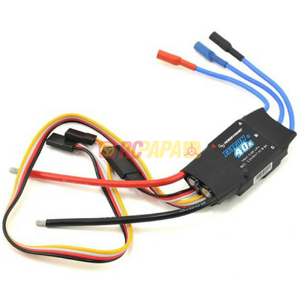 Hobbywing FlyFun 40A V5 3-6S Speed Controller ESC for Airplane Helicopter - RC Papa