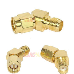 45 Degree Adapter Connector (SMA/RPSMA/Male/Female) - RC Papa