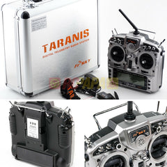 FrSky X9D Plus Taranis 2.4G ACCST 16ch Radio Transmitter X8R Receiver with Aluminum Case - RC Papa