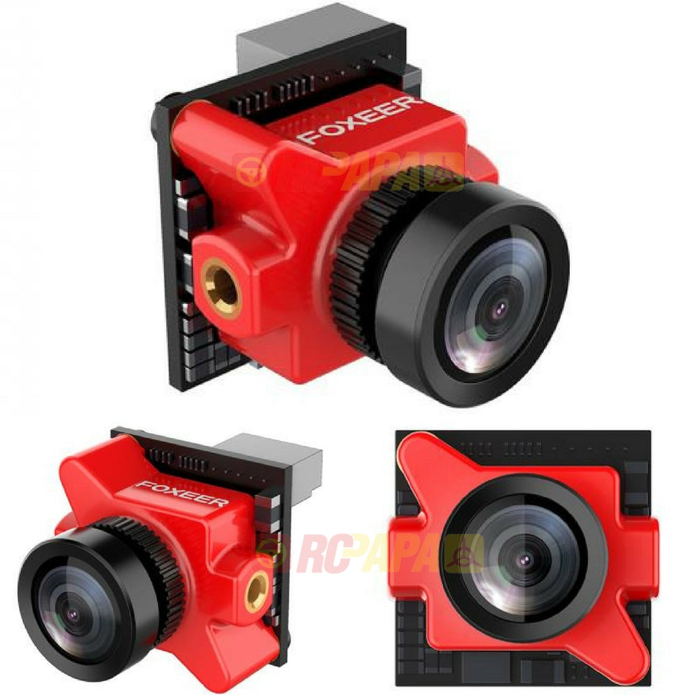 Foxeer Predator Micro 1000TVL w/ OSD Super WDR 1.8mm Lens FPV Camera (Red/Black) - RC Papa
