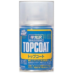 Mr. Hobby Top Coat Semi Gloss Spray 86ml B502 - RC Papa