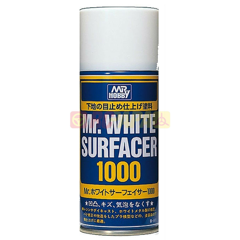 Mr. Hobby Mr. White Surfacer 1000 170ml Spray B511 - RC Papa