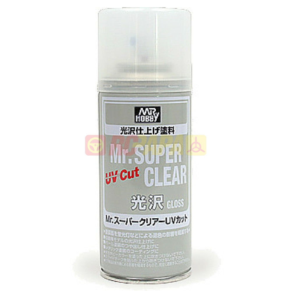 Mr. Hobby Mr. Super Clear UV Cut Gloss 170ml Sealant Spray B522 - RC Papa