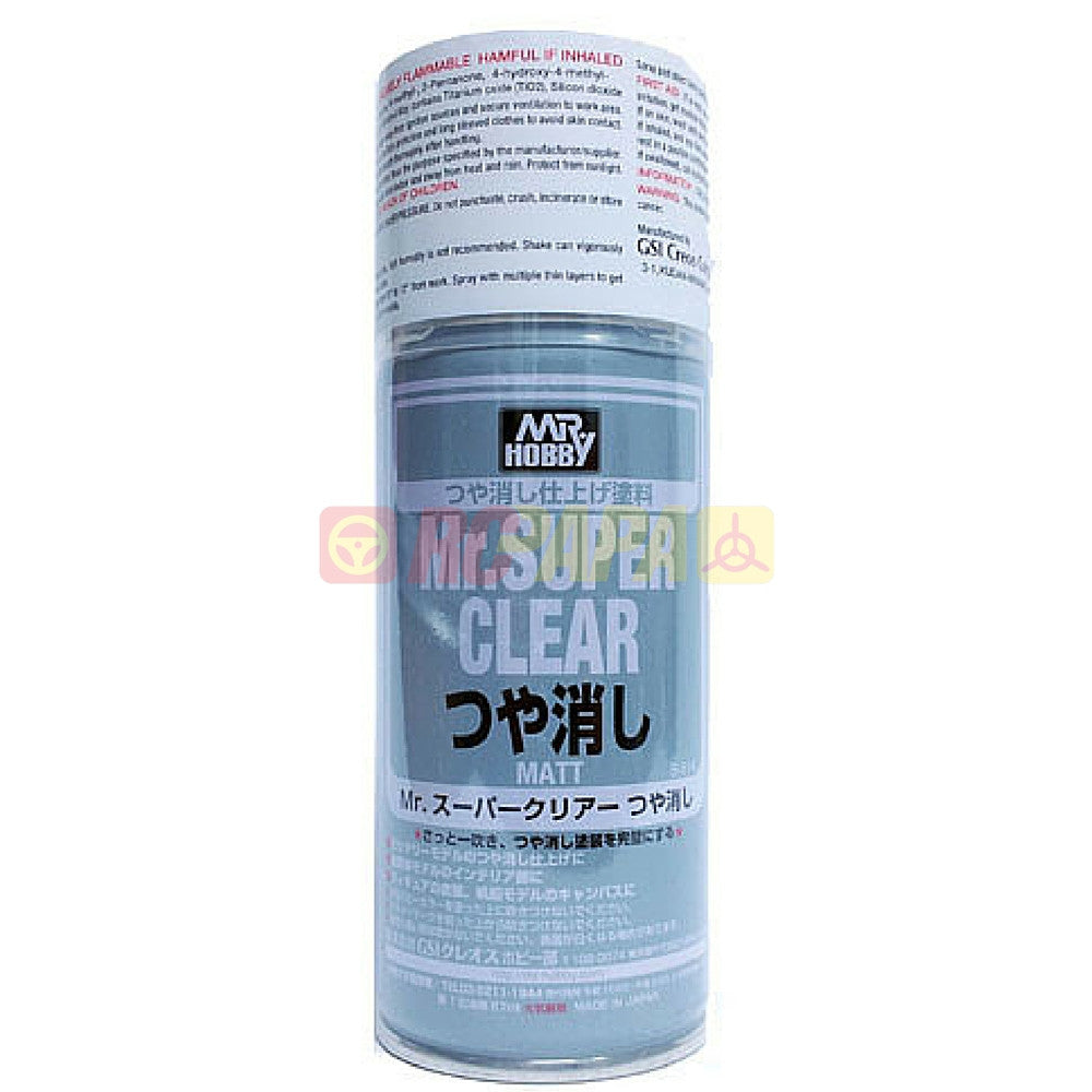 Mr. Hobby Mr. Super Clear Flat Matt 170ml Sealant Spray B514 - RC Papa