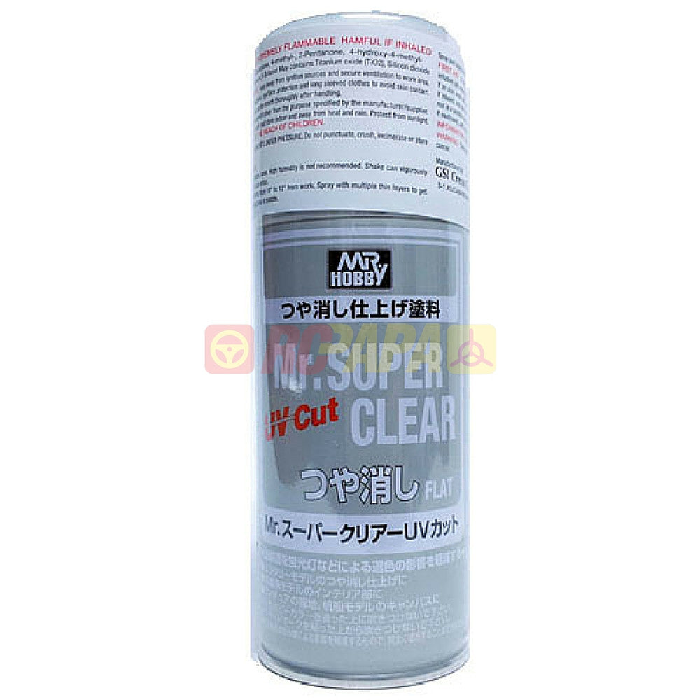 Mr. Hobby Mr. Super Clear UV Cut Flat Matt 170ml Sealant Spray B523 - RC Papa