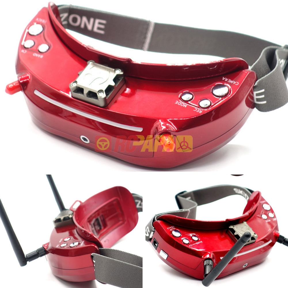 skyzone 3d fpv goggles Skyzone SKY03 3D 5.8G 48CH FPV Goggle (Red Edition) – RC Papa