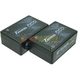 Gens Ace 5700mAh 7.4V 50C 2S3P Hard Case Lipo Battery Saddle Pack - RC Papa