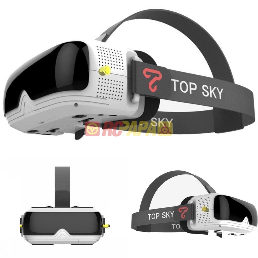 TopSky Prime 1S 5.8G 48CH FPV Goggle Diversity Receiver Built-In Battery DVR - RC Papa