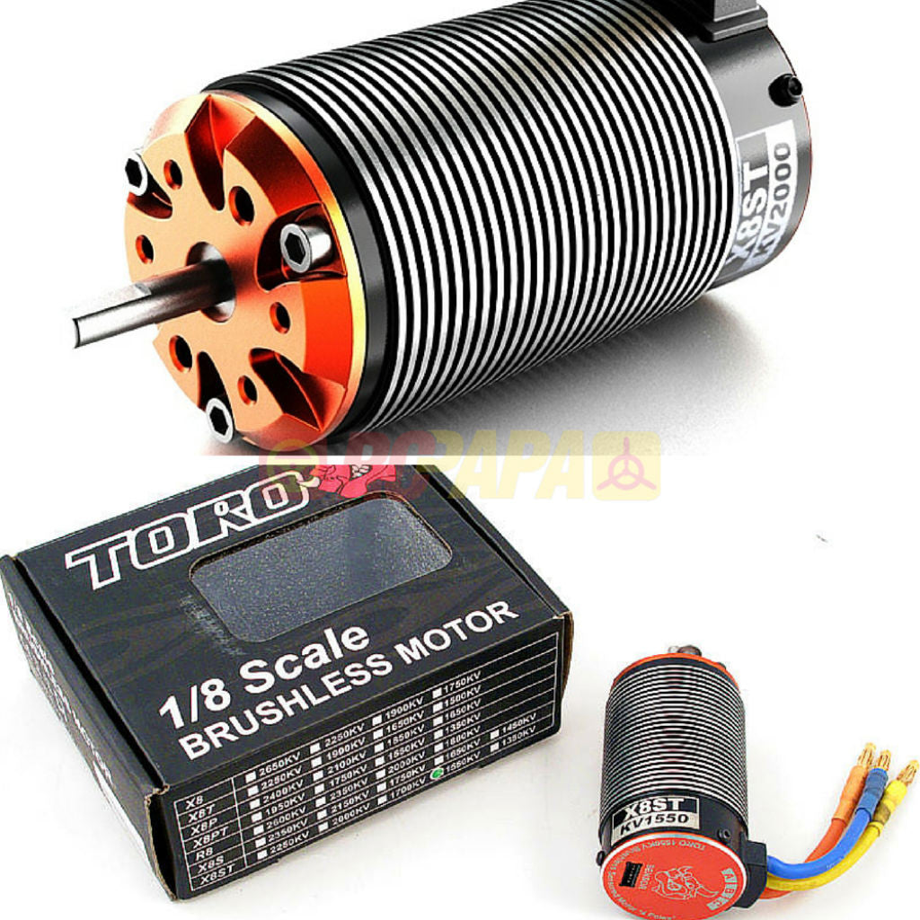 SKYRC TORO R8 Moteur Brushless Sensored 4 poles pour buggy 1/8 2350 Kv ORION SKYRC TORO R8 Moteur Brushless Sensored 4 poles pour buggy 1/8 2350 Kv ORION