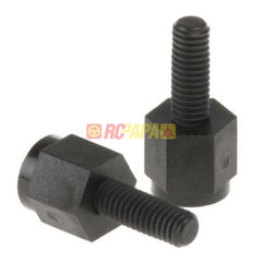 6mm High Nylon Threaded Hex Spacer 6mm Wide with 8mm Bolt Length for M3 Thread (4pc) - RC Papa