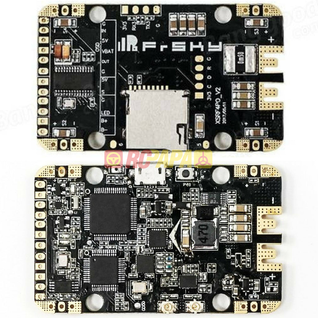 FrSky XSRF4PO OSD PDB Flight Controller Integrate with FrSky XSR Receiver - RC Papa