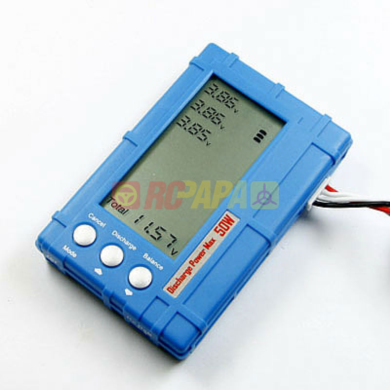 AOK 50W 3in1 Battery Balancer / Discharger / Voltage Tester - RC Papa