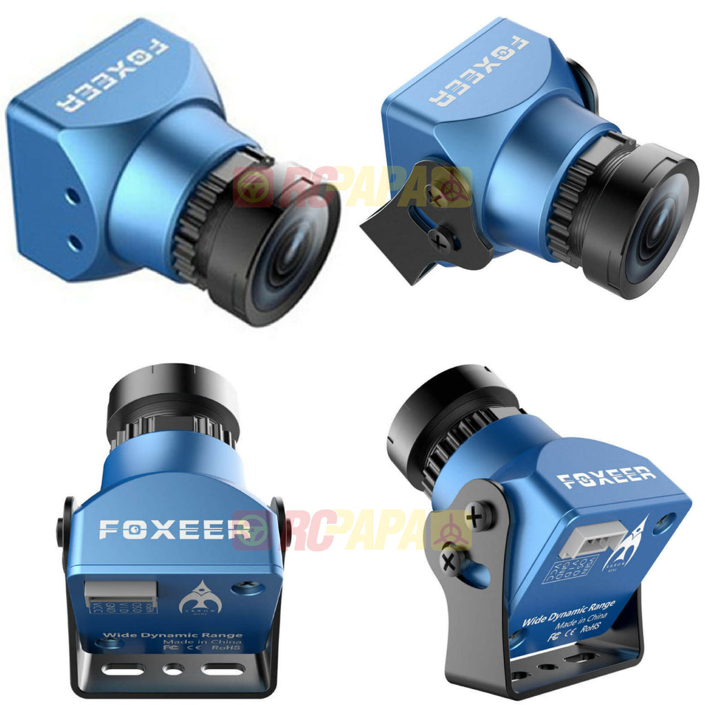Foxeer Arrow Mini HS1200 FPV Camera (2.1mm Lens, PAL, IR-Block, Blue) - RC Papa