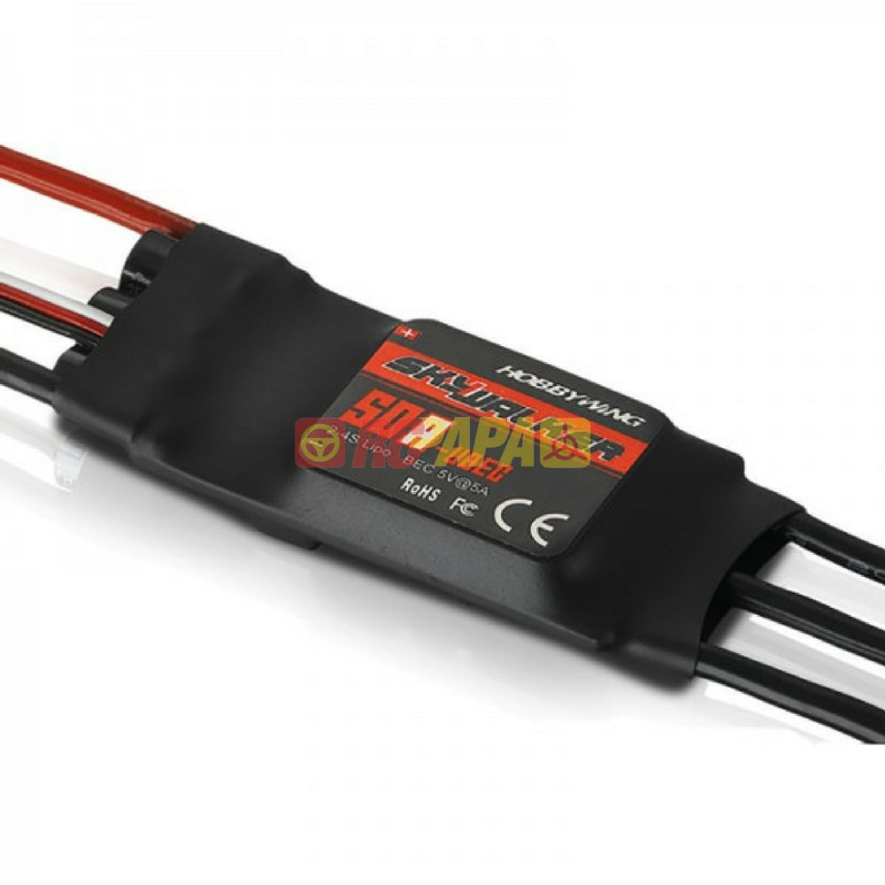 Hobbywing SkyWalker 50A 2-4S Brushless ESC (with 5V@5A BEC) - RC Papa