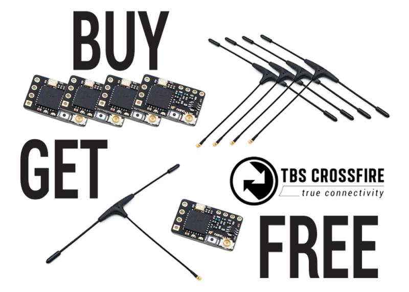 TBS Team BlackSheep CrossFire Nano RX SE (Buy 4 Get 1 Free) - RC Papa