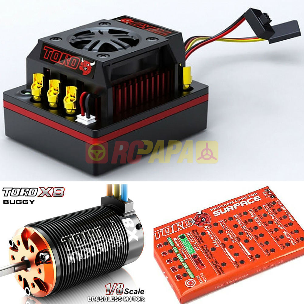 SkyRC Toro 8 150A X8 Brushless Combo for 1/8 Buggy