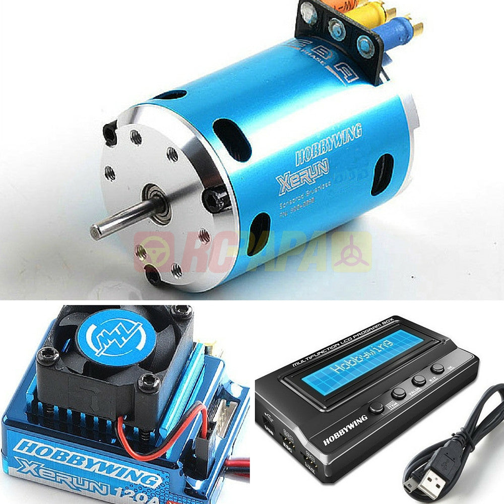 Hobbywing XERUN 120A v2.1 Sensored Brushless Combo for 1/10 RC Competi